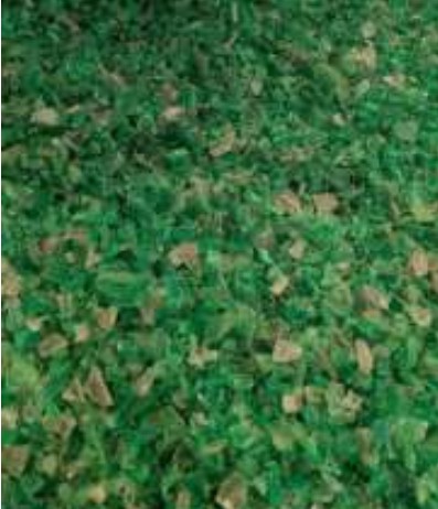 Preforma verde molido